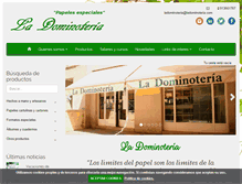 Tablet Screenshot of ladominoteria.com